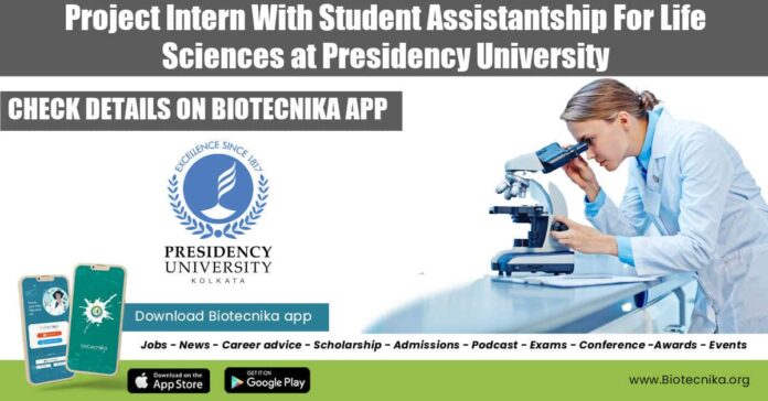 Life Sciences Project Internship