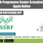 MSSRF Biotech Programme Senior Scientists Recruitment, Apply Online MSSRF Biotech Scientists Recruitment