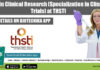 MSc in Clinical Research (Specialization In Clinical Trials) at THSTI MSc in Clinical Research