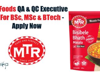 MTR Foods Bengaluru Jobs