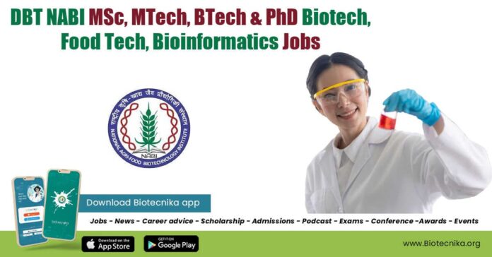 NABI Vacancies 2022
