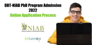 NIAB PhD Admission 2022