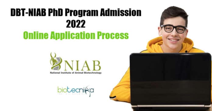NIAB PhD Admission 2022
