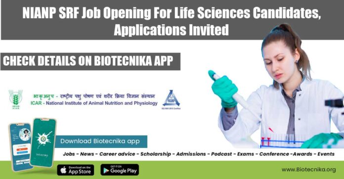 NIANP SRF Job Opening