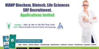 NIANP SRF Vacancy Available