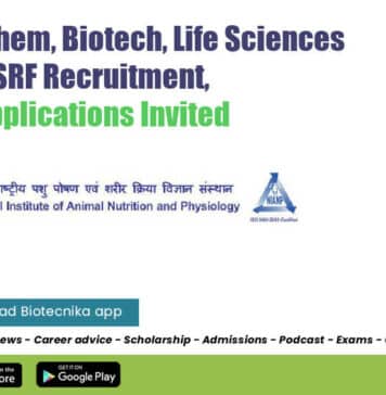 NIANP SRF Vacancy Available