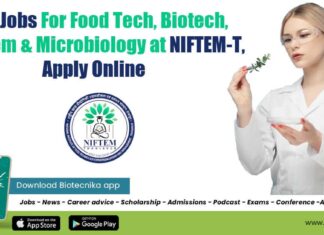 NIFTEM-T Jobs 2022