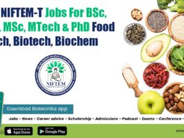 NIFTEM-T Jobs 2022 For