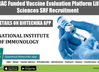 NII 2022 SRF Vacancy