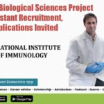 NII Graduate Biological Sciences Project Assistant Recruitment, Applications Invited NII Biological Science Job