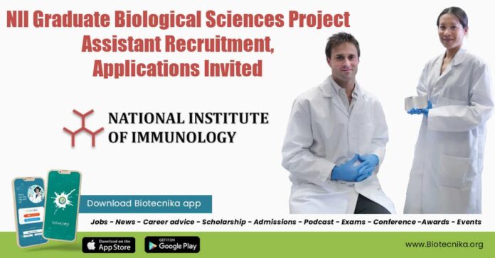 NII Biological Science Job