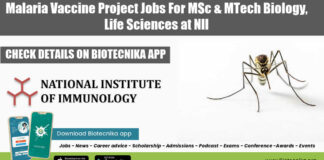 NII Project Vacancy 2022