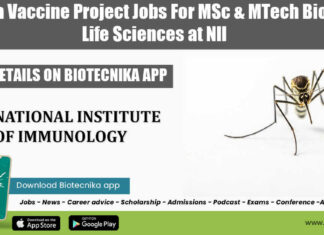 NII Project Vacancy 2022