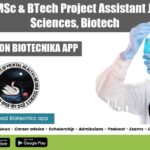 NIMHANS MSc & BTech Project Assistant Job For Life Sciences, Biotech NIMHANS Project Vacancy 2022