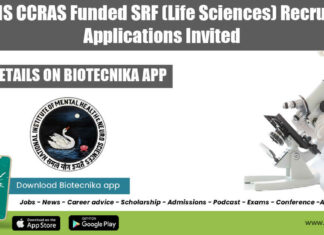 NIMHANS SRF Life Sciences