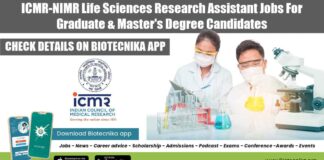 NIMR Research Assistant Jobs
