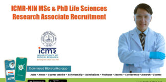 NIN Research Vacancy MSc