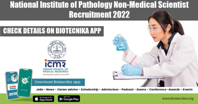 NIP Non-Medical Scientist Job