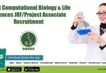 NIPGR Computational Biology & Life Sciences JRF/Project Associate Recruitment NIPGR Project Position 2022