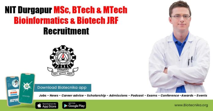 NIT Durgapur Research Job
