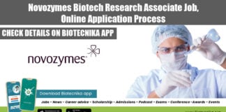 Novozymes Biotech Job