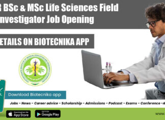 PGIMER BSc Job Opening