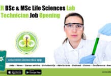 PGIMER BSc & MSc Life Sciences Lab Technician Job Opening PGIMER BSc Lab Tech