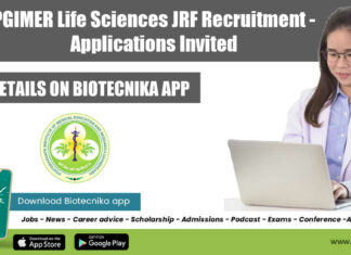 PGIMER Jobs 2022 JRF