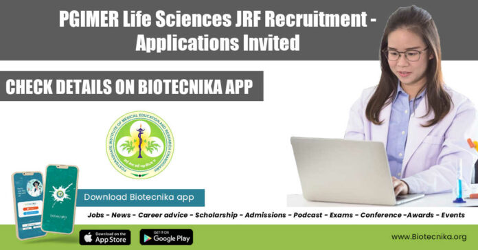 PGIMER Jobs 2022 JRF