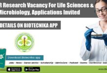 PGIMER Research Vacancy For Life Sciences & Microbiology, Applications Invited PGIMER Research Vacancy