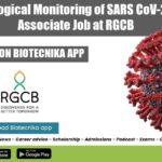 Epidemiological Monitoring of SARS CoV-2 Project Associate Job at RGCB RGCB Associate Job Opening