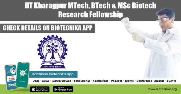 Research Fellowship IIT Kharagpur