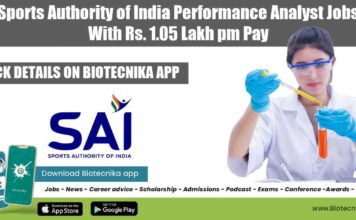 SAI Performance Analyst Jobs 2022