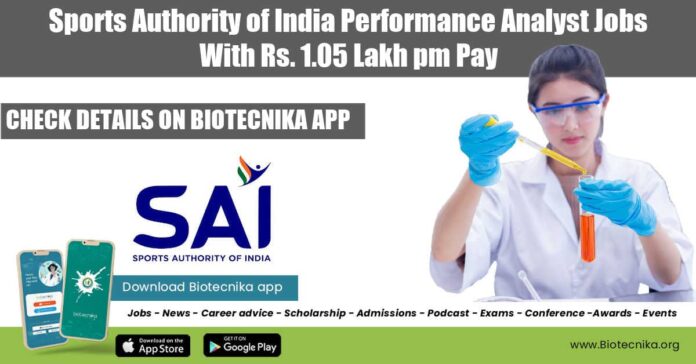 SAI Performance Analyst Jobs 2022