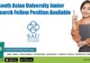 South Asian University JRF