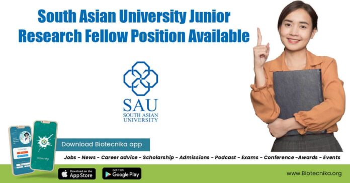 South Asian University JRF