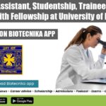Research Assistant, Studentship, Traineeship For Life Sciences With Fellowship at University of North Bengal Studentship Life Sciences