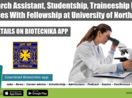 Studentship Life Sciences