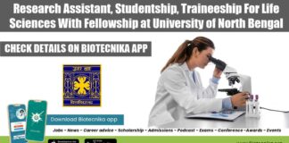 Studentship Life Sciences
