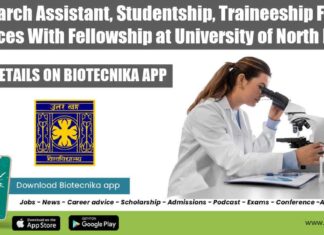 Studentship Life Sciences
