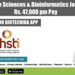 THSTI Bioinformatics Jobs 2022