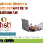 THSTI Life Sciences, Biotech & Bioinformatics Jobs With Up To Rs. 1 Lakh pm Pay THSTI Vacancies Latest 2022
