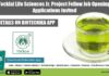 Tocklai Life Sciences Jr. Project Fellow Job Opening, Applications Invited Tocklai Life Sciences Job