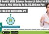 Govt WB Health VRDL Scheme Research Jobs For MSc, BTech & PhD With Up To Rs. 56,000 pm Pay WB Health VRDL Jobs