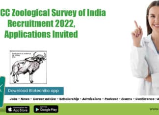 ZSI JRF Vacancy