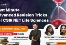 Last Minute CSIR Revision Tricks For CSIR NET Life Sciences - A Biotecnika Exclusive