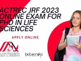 ACTREC JRF 2023