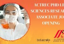 ACTREC PhD Life Sciences Research Associate Job Opening ACTREC PhD Life Sciences
