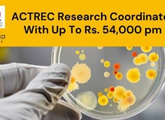 ACTREC Research Coordinator Post