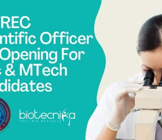 ACTREC Scientific Officer Job